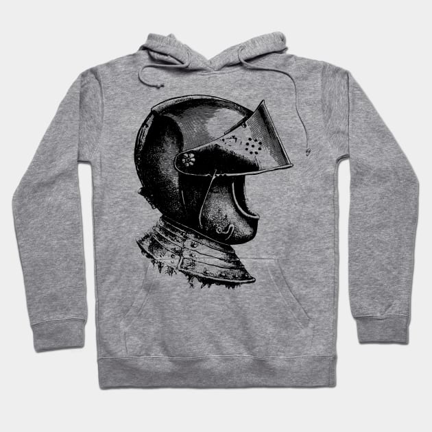 Knight helmet Hoodie by Tamie